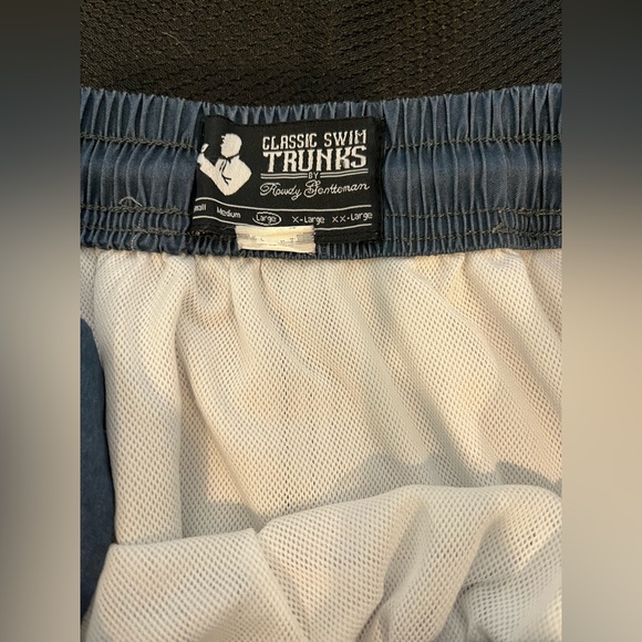 Rowdy Gentlemen Mens Size L Swim Trunks - Picture 4 of 8